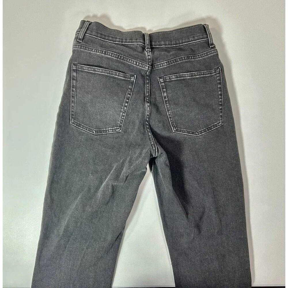 Everlane 28 Regular 90s Cheeky Jean High-Rise Light Black